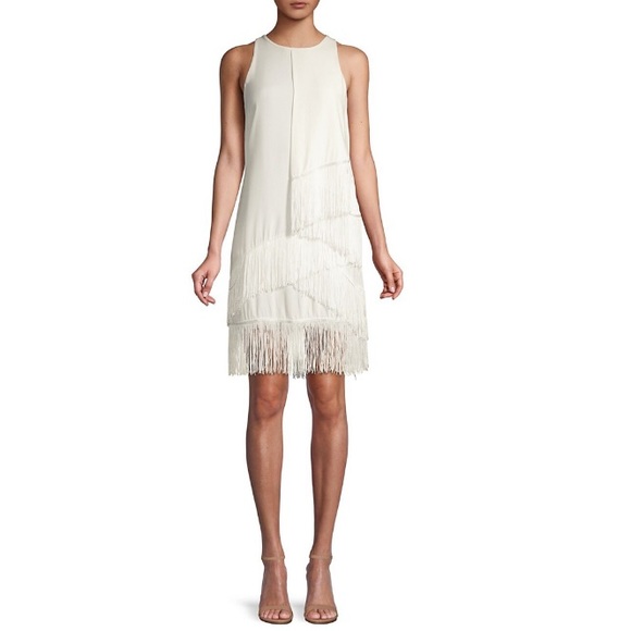 JOIE Amiyah Fringed Dress - Picture 1 of 10
